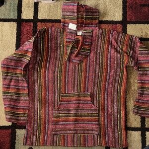 NWT Women’s Artesanias Cuamatzi‎ Mexican Baja Hoodie
